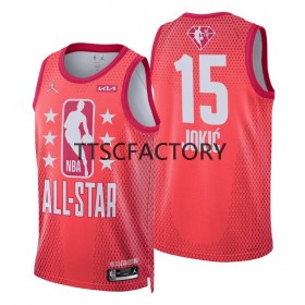 Herren NBA Denver Nuggets Trikot Nikola Jokic 15 2022 All-Star Jordan Brand Rot Swingman